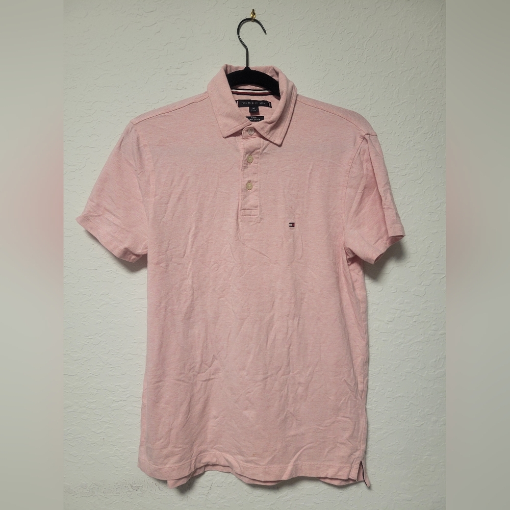 Tommy Hilfiger Light Pink Polo Shirt